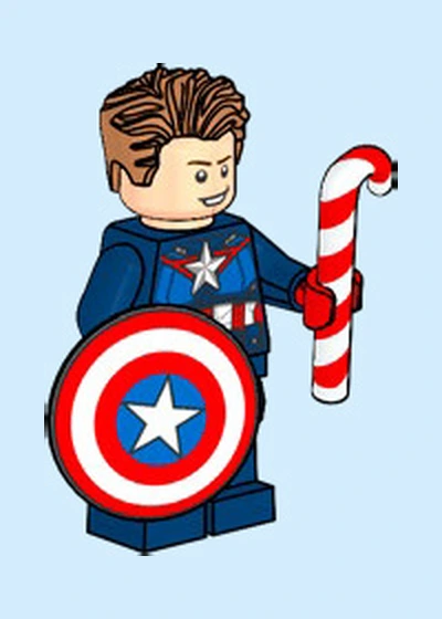 День 3 — Капітан Америка зі щитом і льодяником LEGO Marvel Адвент-календар 2026 День 3 — Капітан Америка зі щитом і льодяником LEGO Marvel Адвент-календар 2026