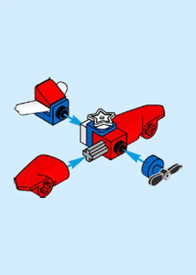 Día 5: Avión del Capitán América Calendario de Adviento LEGO Marvel 2026