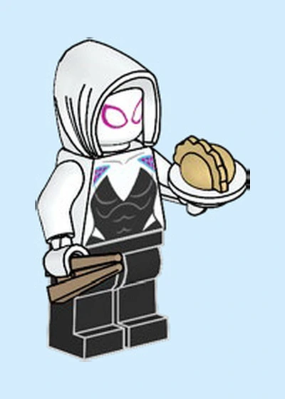 День 11 — Ghost-Spider із пельменем і паличками LEGO Marvel Адвент-календар 2026 День 11 — Ghost-Spider із пельменем і паличками LEGO Marvel Адвент-календар 2026