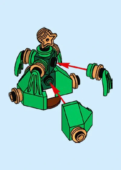 Día 24: Árbol con las garras de Lobezno Calendario de Adviento LEGO Marvel 2026