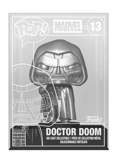 13 Dottor Destino (Pop! Die-Cast) – chase argento Funko Pop! Avengers: Doomsday 2026