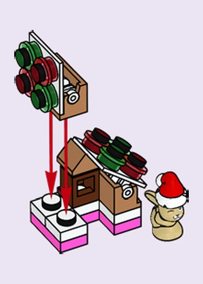 Día 13: Conejito con gorro navideño y casita de jengibre Calendario de Adviento LEGO Friends 2026 Día 13: Conejito con gorro navideño y casita de jengibre Calendario de Adviento LEGO Friends 2026