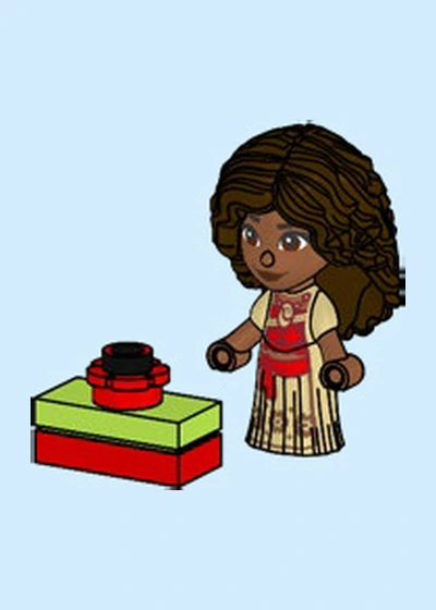 Türchen 14: Vaiana mit Geschenk LEGO Disney Princess Adventskalender 2026 Türchen 14: Vaiana mit Geschenk LEGO Disney Princess Adventskalender 2026