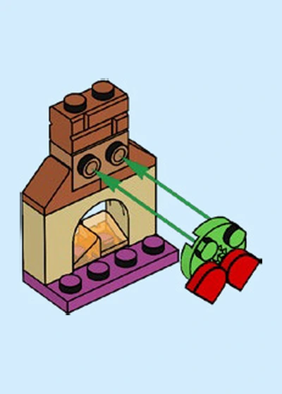 Türchen 15: Kamin mit Kranz LEGO Disney Princess Adventskalender 2026