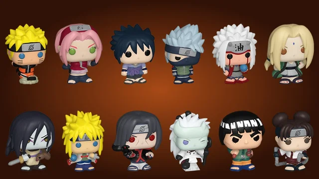 Funko Bitty Pop! Naruto Shippuden, 4-Pack серії 1–3