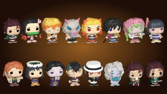 Funko Bitty Pop! Demon Slayer, 4-Pack серії 1–4