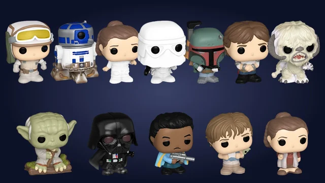 Funko Bitty Pop! Star Wars: Das Imperium schlägt zurück, 4er-Pack Serie 1–4