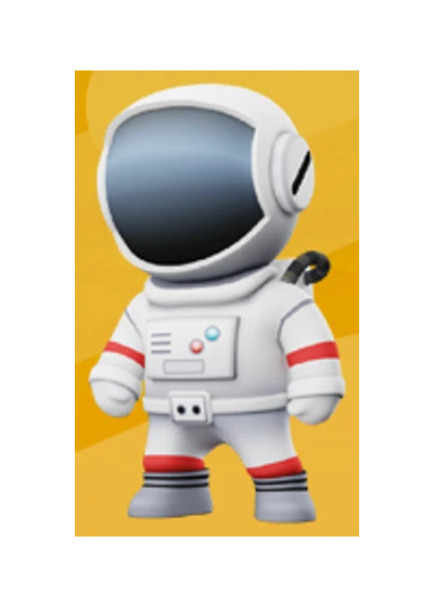 Astronaut Stumble Guys 3D Mini Figures серія 3 2024 Astronaut Stumble Guys 3D Mini Figures серія 3 2024