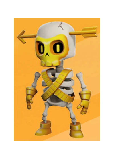 Bonez McBling Stumble Guys 3D Mini Figures серія 3 2024 Bonez McBling Stumble Guys 3D Mini Figures серія 3 2024