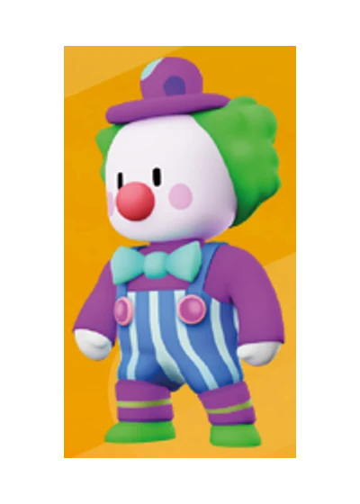Clown Bozo Stumble Guys 3D Mini Figures серія 3 2024 Clown Bozo Stumble Guys 3D Mini Figures серія 3 2024