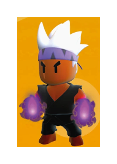 Dark Firefist Stumble Guys 3D Mini Figures серія 3 2024 Dark Firefist Stumble Guys 3D Mini Figures серія 3 2024