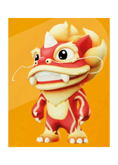 Nian Beast Stumble Guys 3D Mini Figures серія 3 2024 Nian Beast Stumble Guys 3D Mini Figures серія 3 2024
