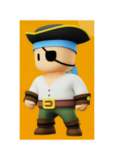 Pirate Seadog Stumble Guys 3D Mini Figures серія 3 2024