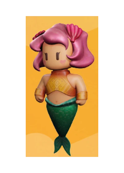Sereia Stumble Guys 3D Mini Figures серія 3 2024 Sereia Stumble Guys 3D Mini Figures серія 3 2024