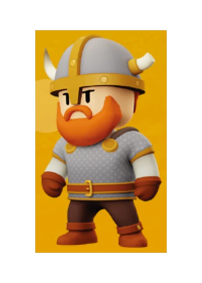 Viking Bjorn Stumble Guys 3D Mini Figures серія 3 2024