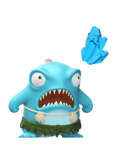 Mostro pesce blu