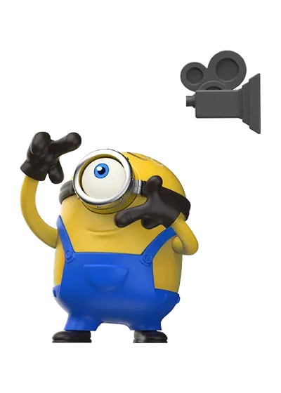 Minion con cinepresa