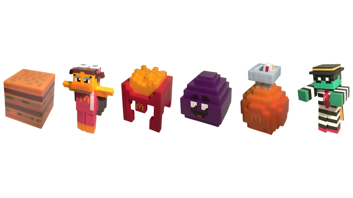 Minecraft Фільм Меню: колекційні фігурки McDonald's